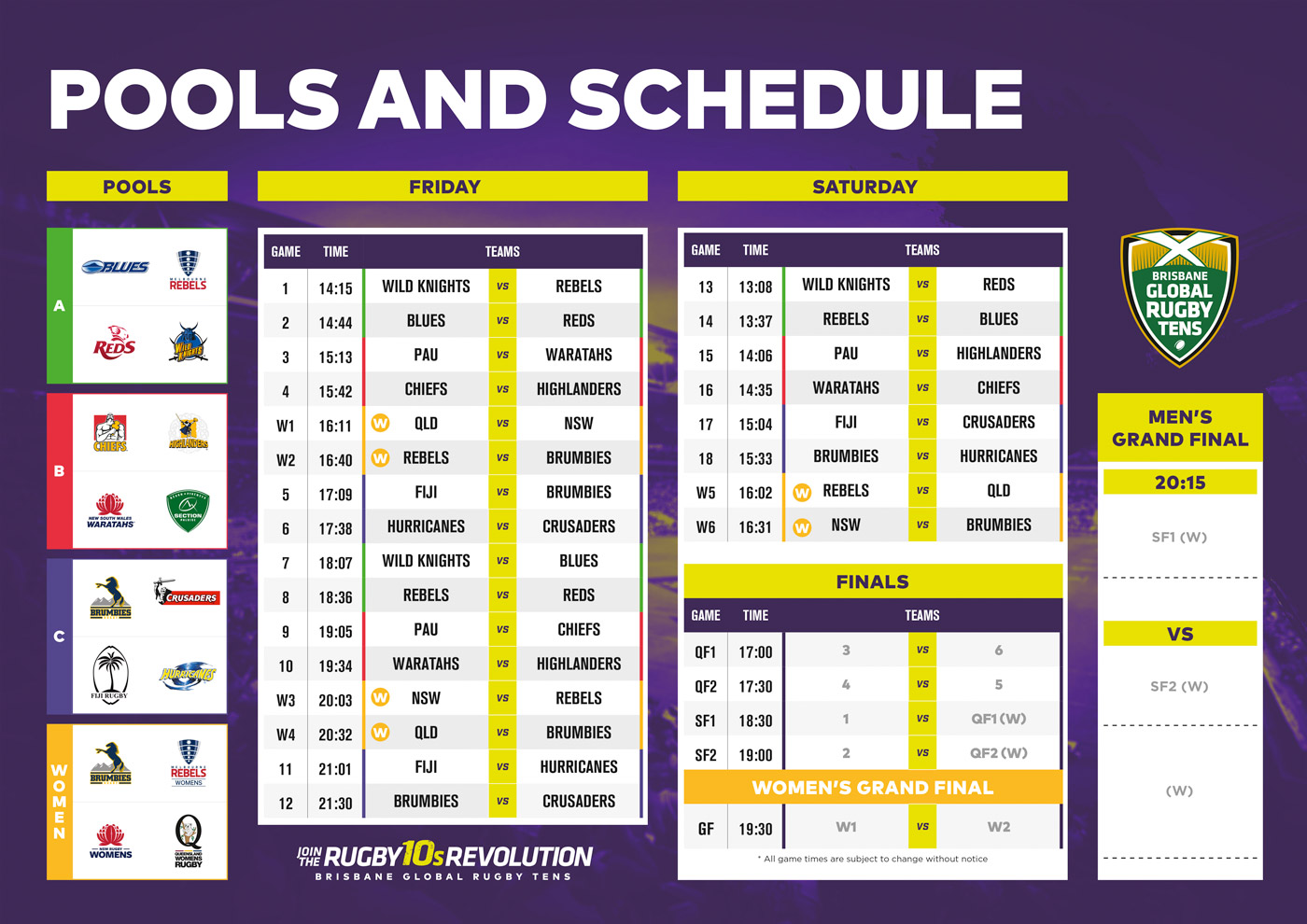 BGRT2018 Draw Schedule 1400px