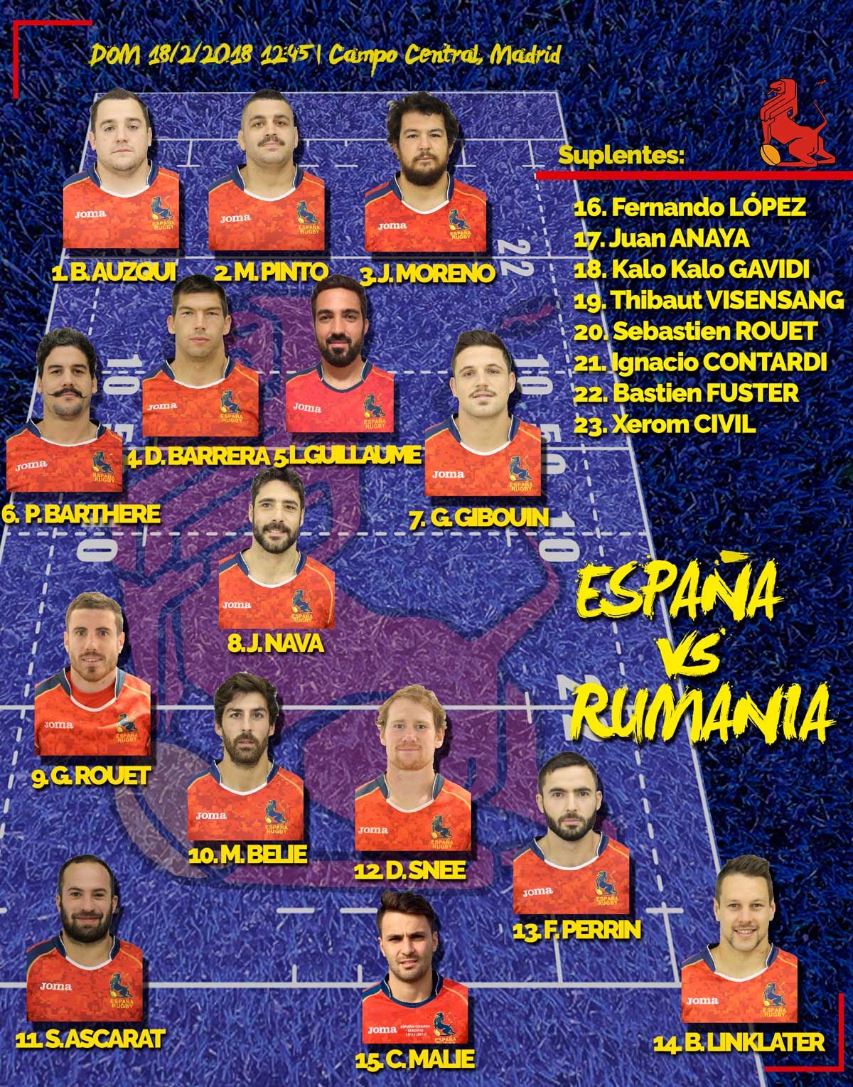 compo espagne roumanie