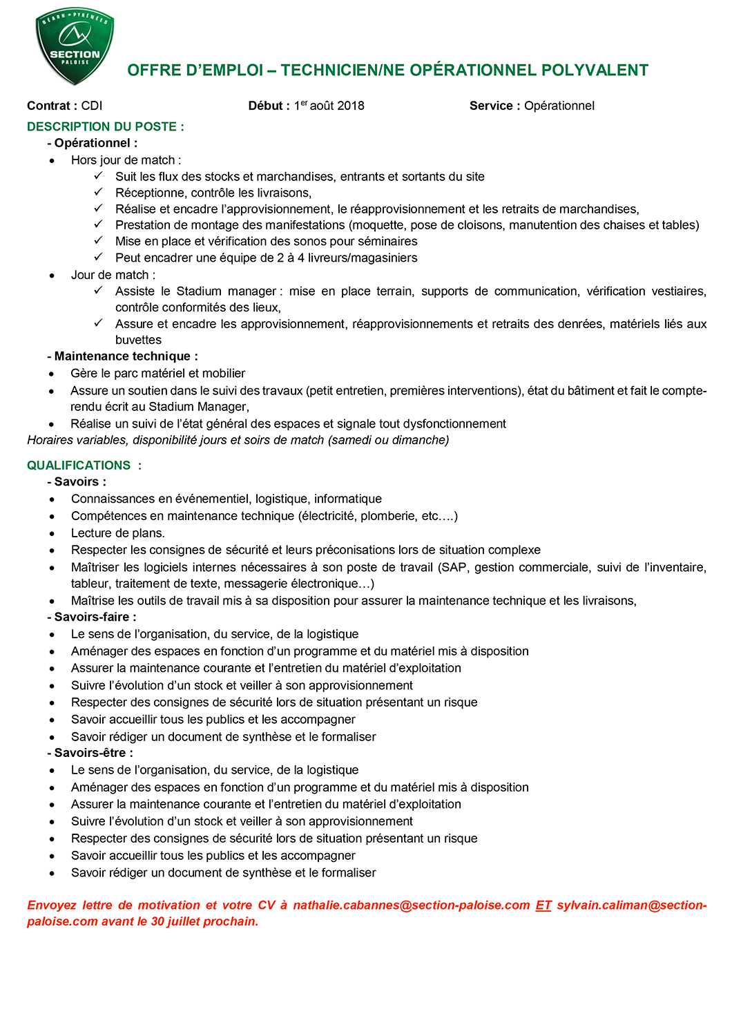 offre emploi tech ope poly web