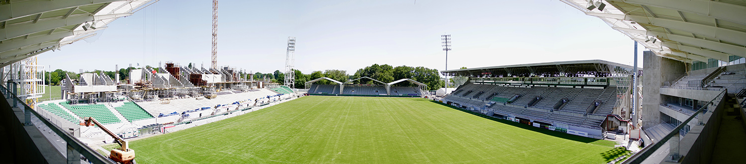 panorama tribune nord