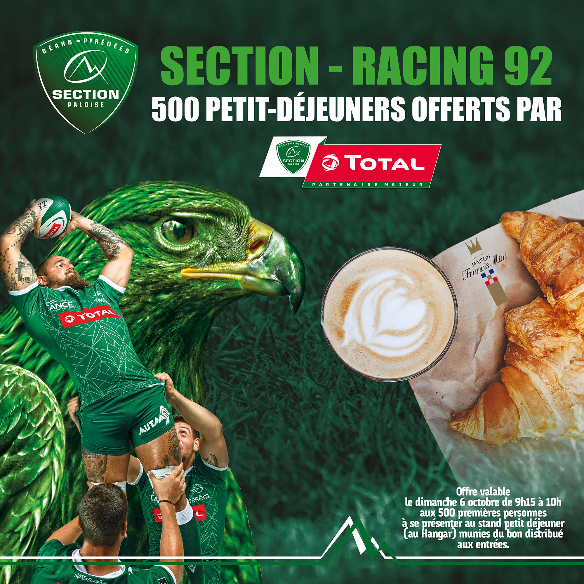 contre marque petit dejeuner carre MIOT