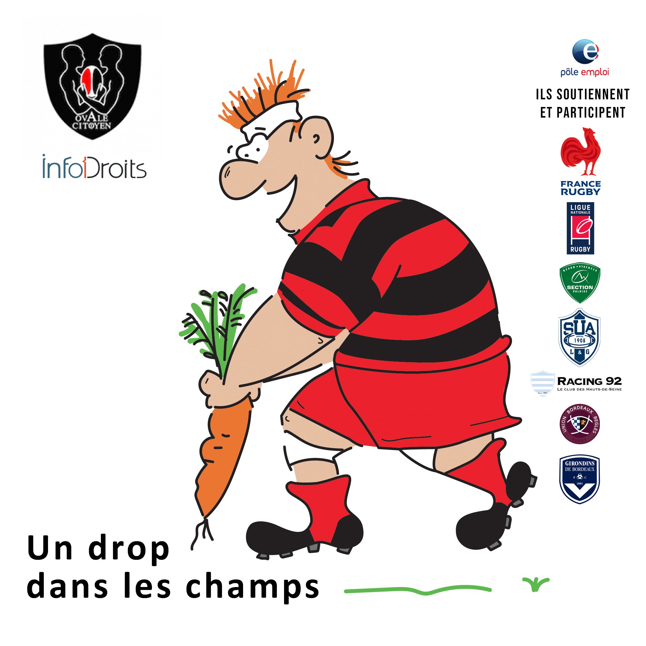 drop dans les champs