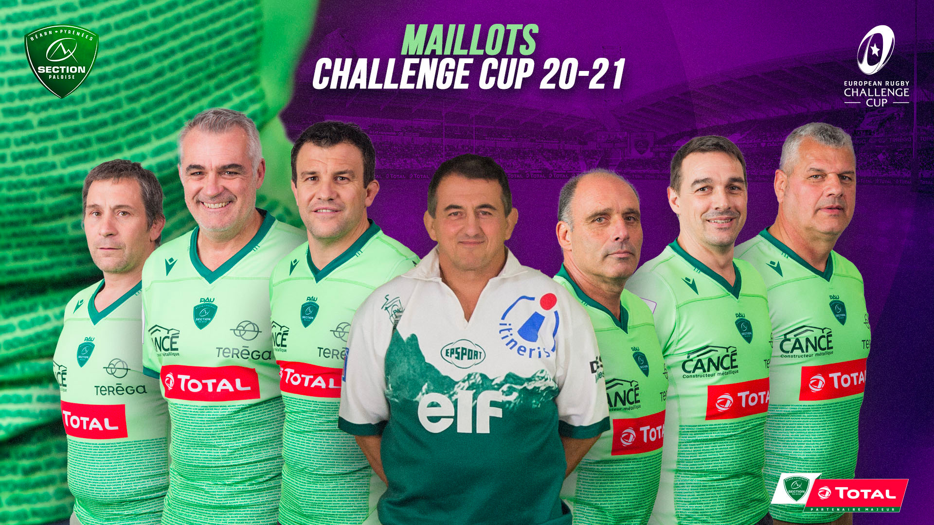 Maillot section paloise 2021 2025