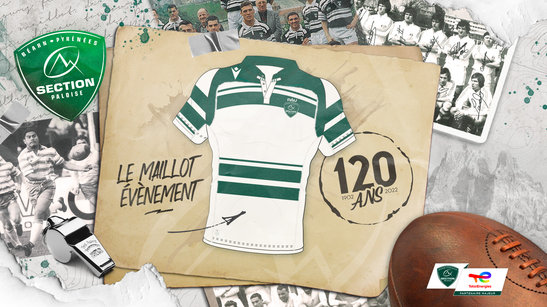 120ans maillot choisi