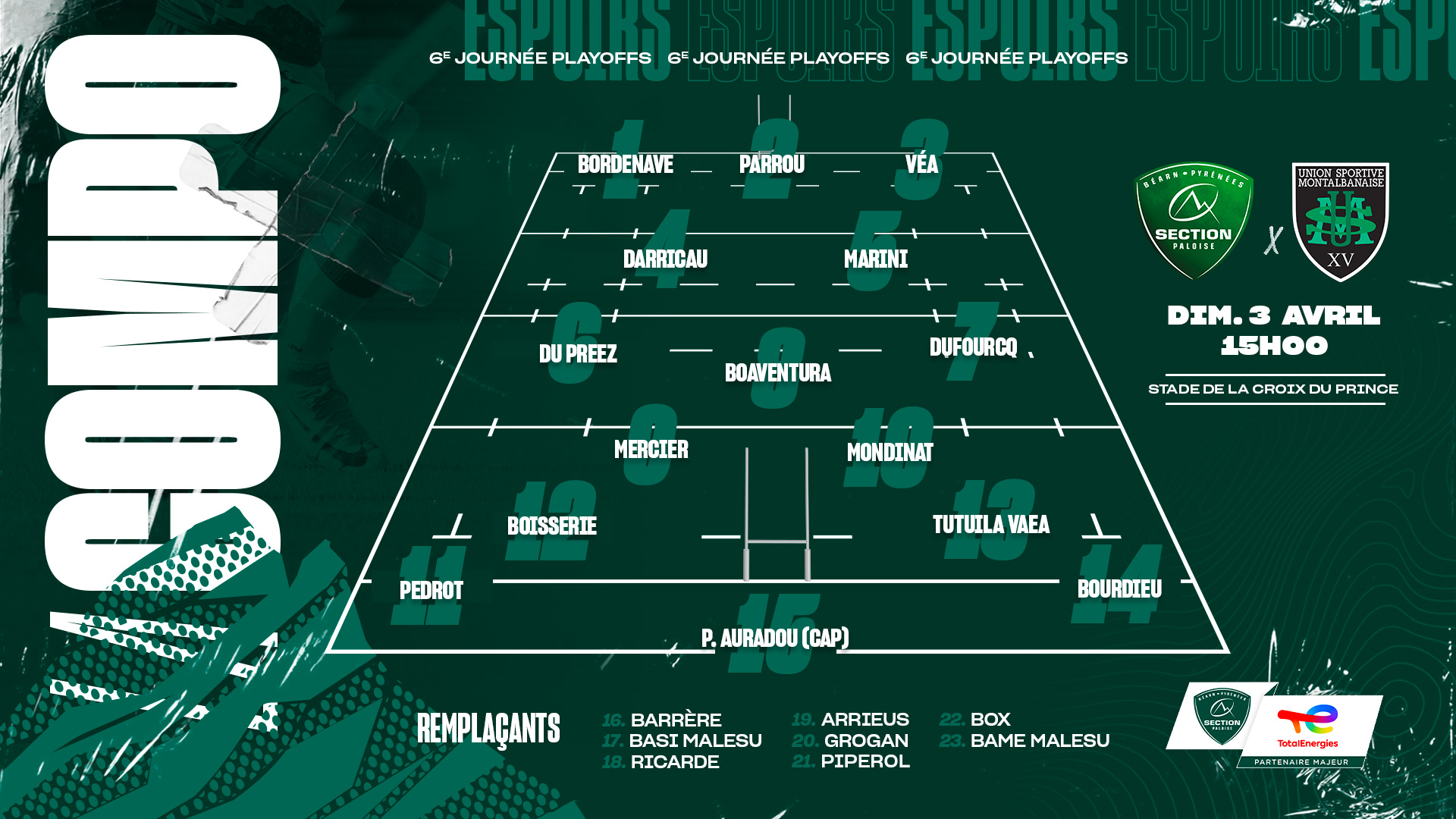 compo espoirs J6 po