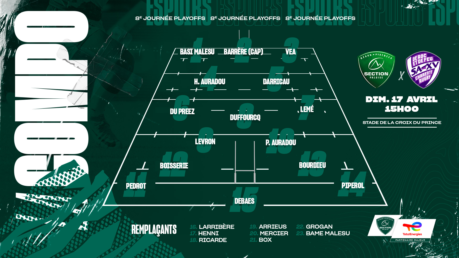 compo espoirs j8 po