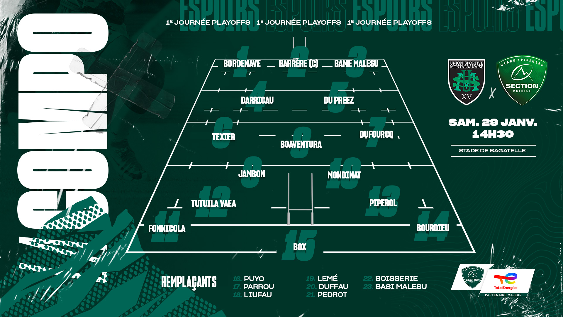 espoirs compo j1 po