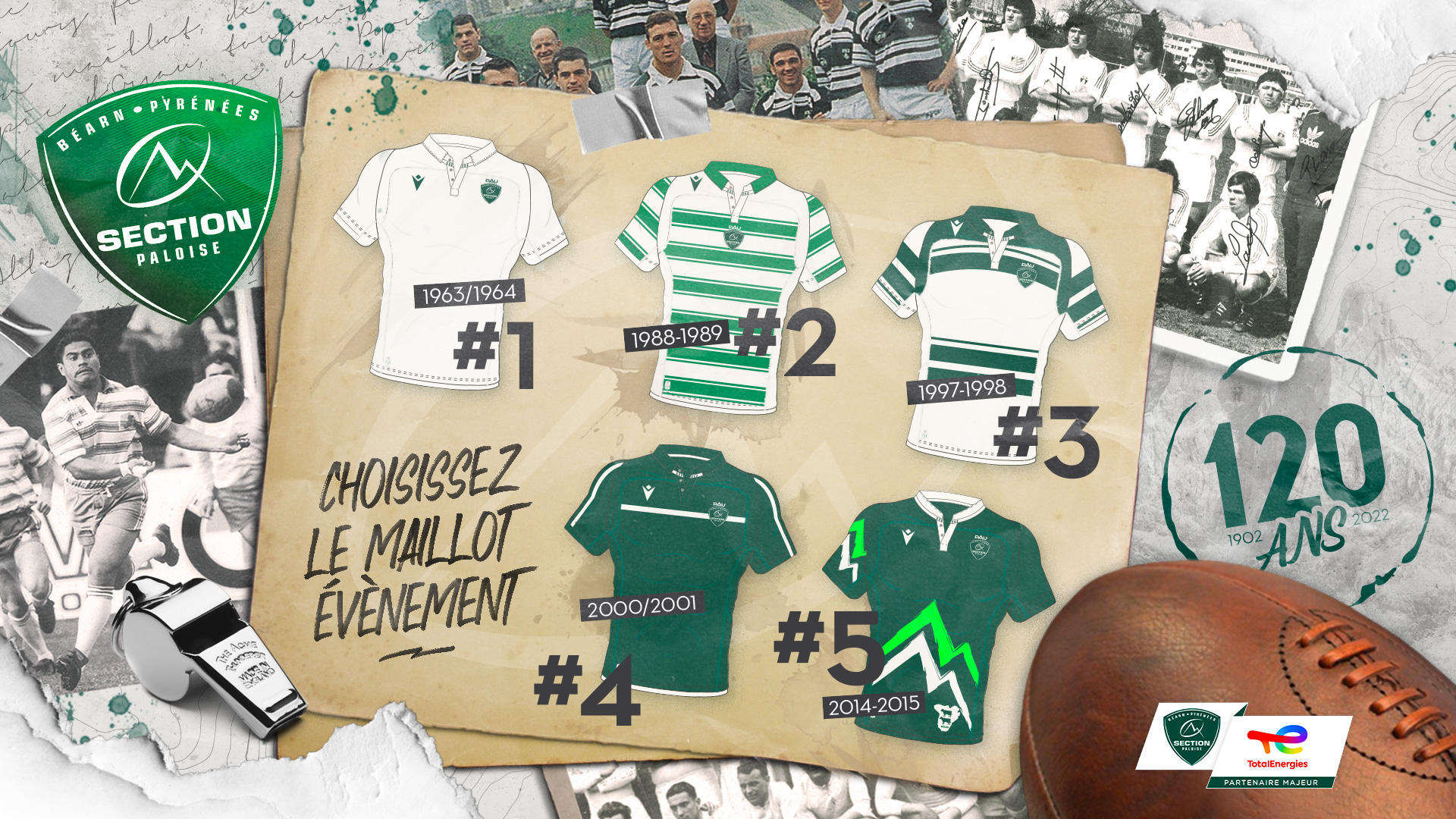maillot collector 120 ans