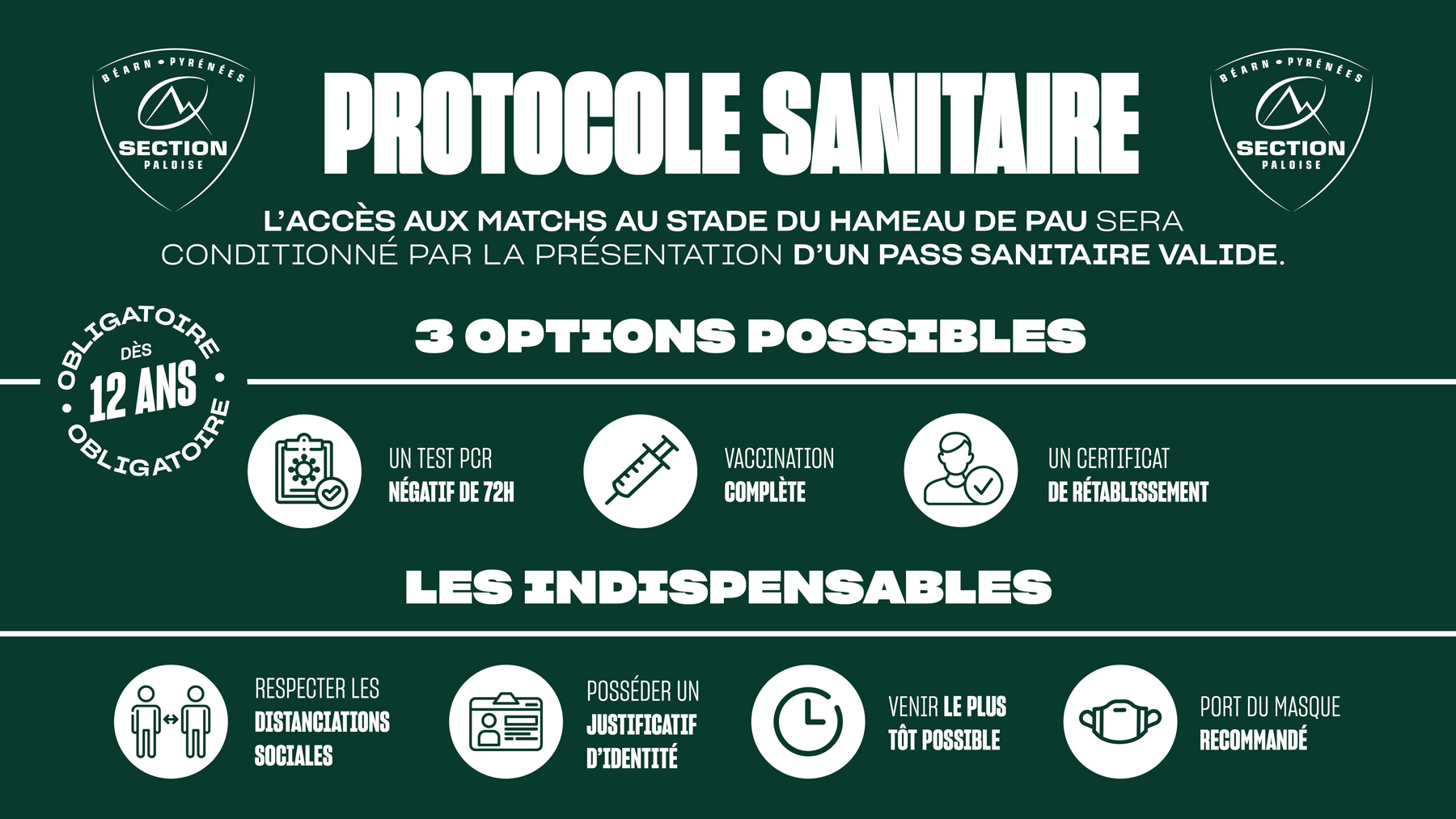 pass sanitaire maj octobre 2021