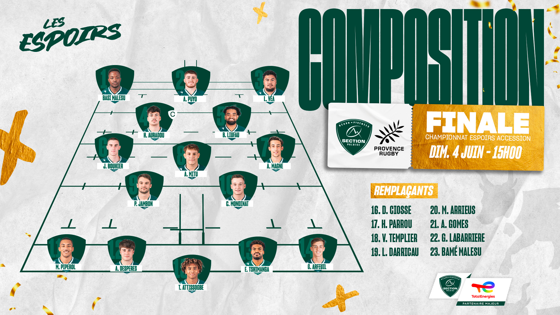 COMPO ESPOIRS Finale