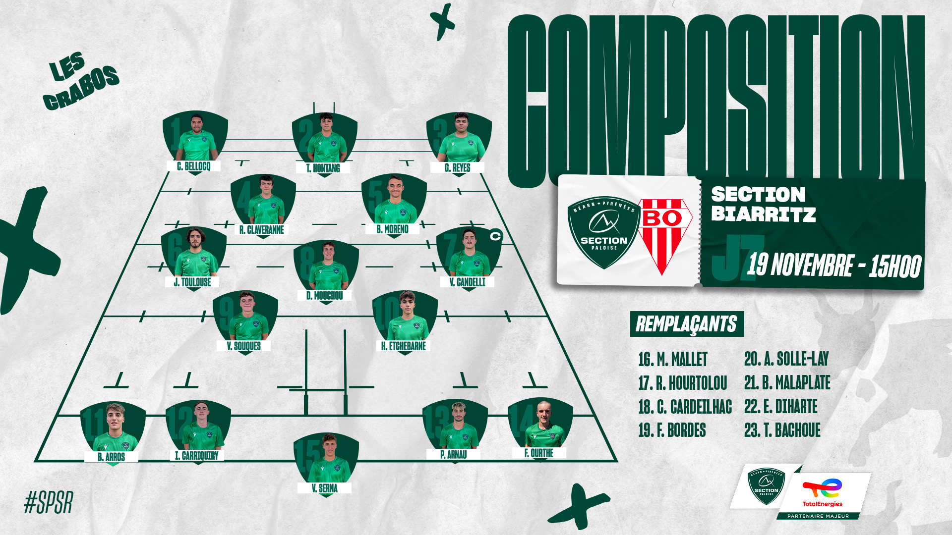 19 11 Composition SP Biarritz