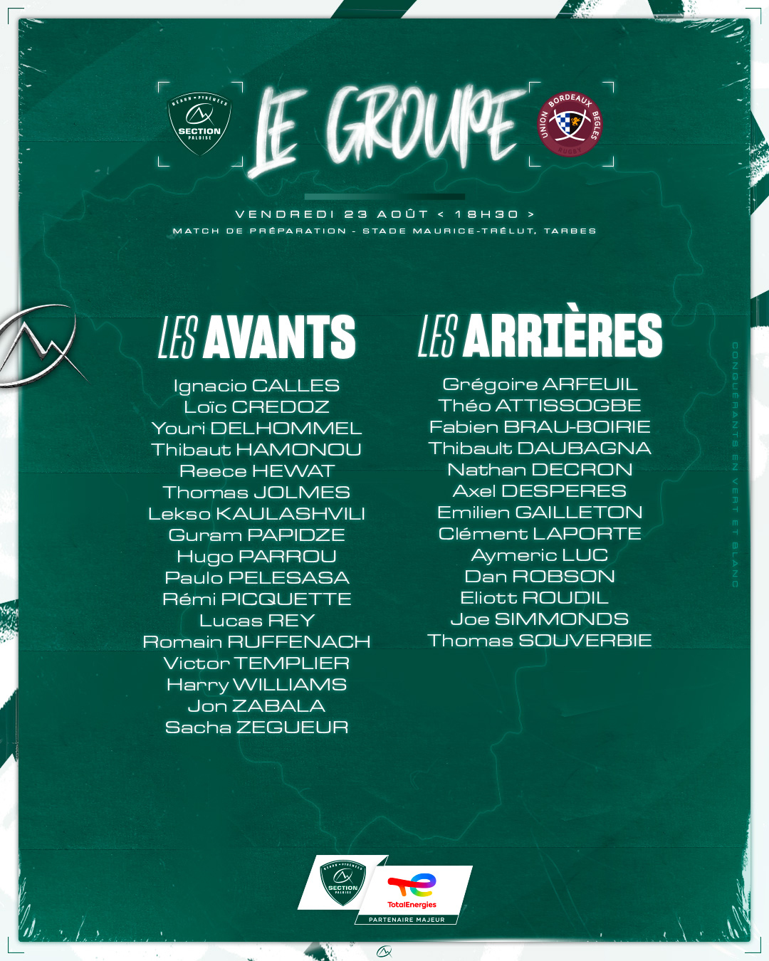 Match Prépa UBB Groupe