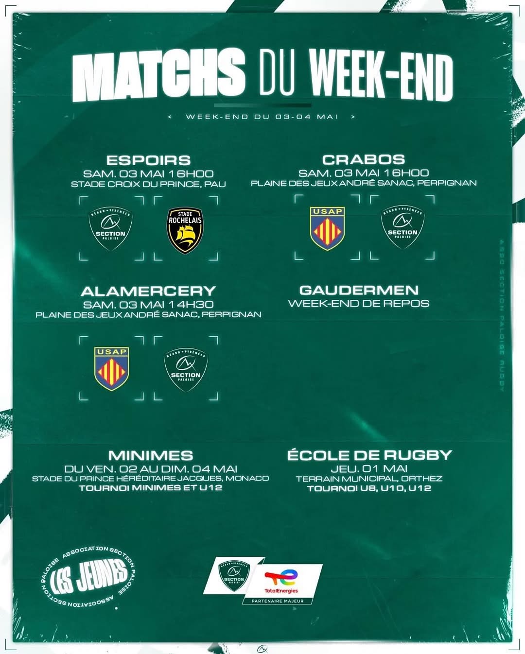 Programme jeunes 3mai